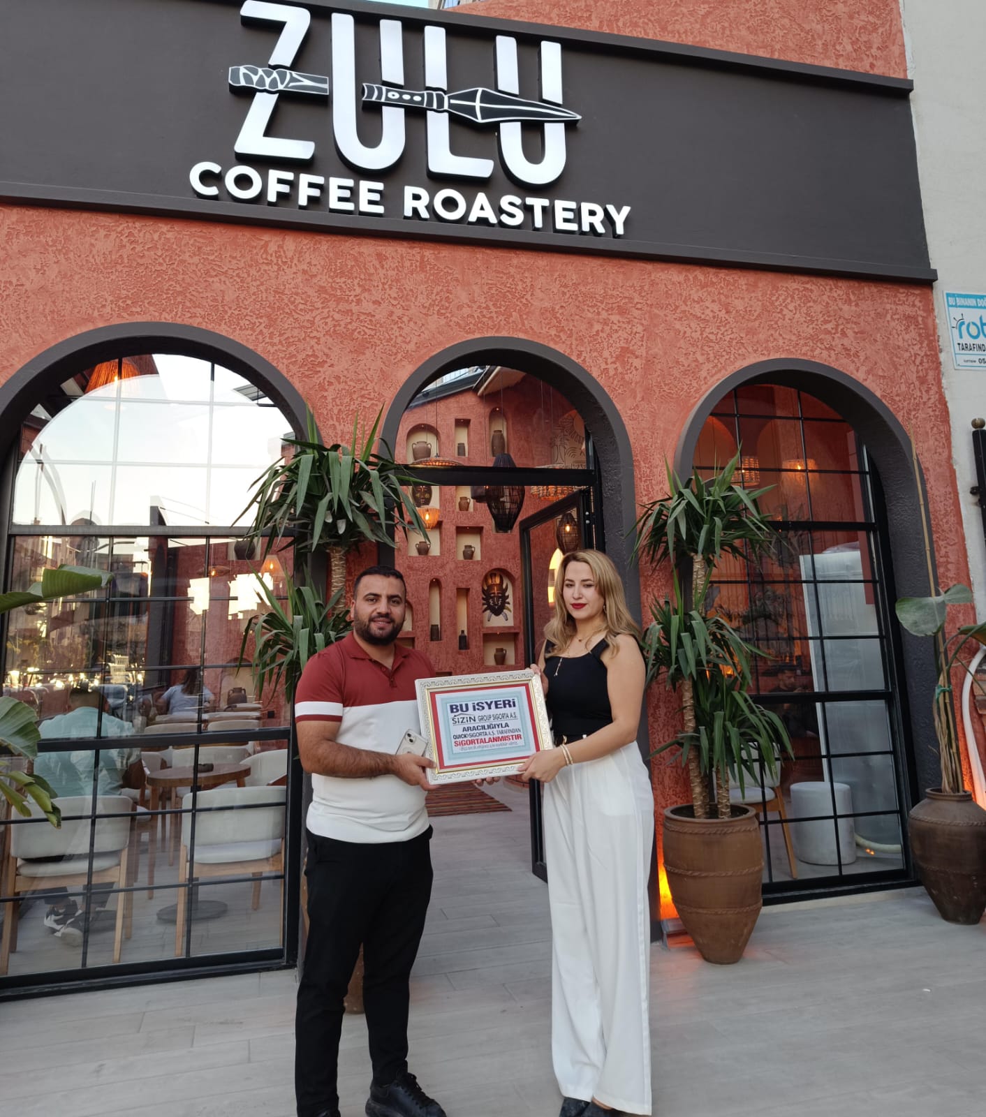 ZULU CAFFEE RESTAURANT SİZİN GROUP SİGORTA ARACILIĞIYLA QUICK SİGORTA AŞ TERCİH ETMİŞLER,TŞK EDERİZ.