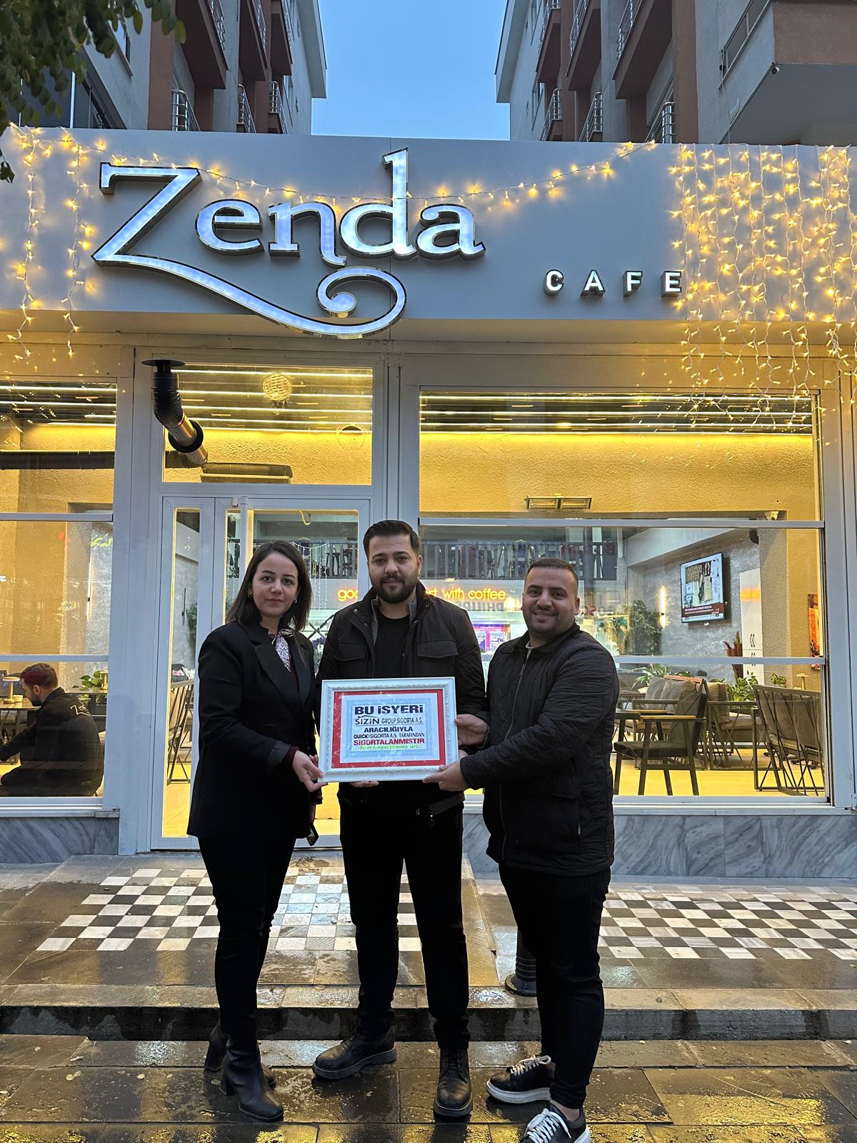 ZENDA CAFE YÖNETİCİLERİNE  TEŞEKKÜR EDERİZ,